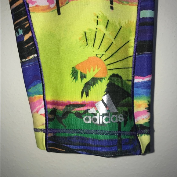 Adidas Printed Climalite Women’s Leggings - Picture 2 of 4